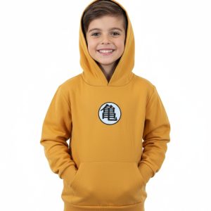 SUDADERA NARANJA DRAGON BALL