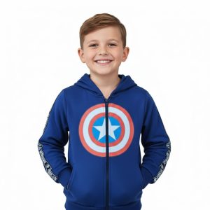 Sudadera Capitán América de alta calidad disponible en varios colores. Diseño moderno, resistente y funcional. Ideal para uso diario.