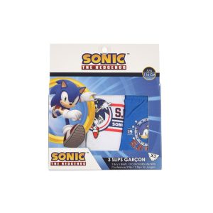 CAJA 3 SLIPS NIÑO SONIC