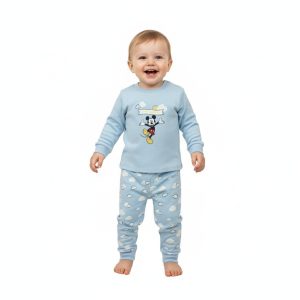 PIJAMA LARGO MICKEY NUBES
