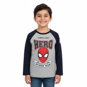 CAMISETA SPIDERMAN BICOLOR