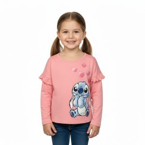 CAMISETA MANGA LARGA STITCH