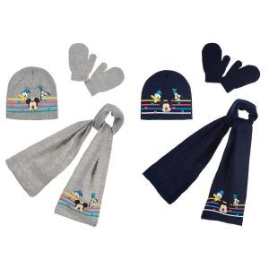 GORRO, GUANTES Y BUFANDA MICKEY MOUSE
