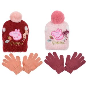 GORRO Y GUANTES PEPPA PIG