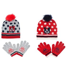 GORRO Y GUANTES MINNIE