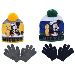 GORRO Y GUANTES MICKEY MOUSE
