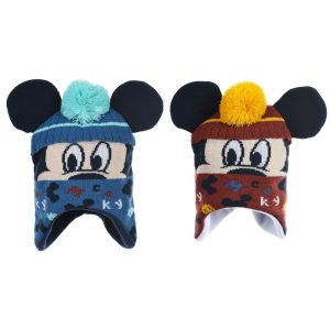 GORRO CARA MICKEY POMPON