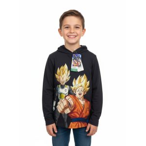 CAMISETA CAPUCHA DRAGON BALL