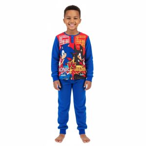 PIJAMA MANGA LARGA MICROPOLAR SONIC