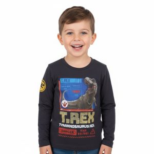 CAMISETA ML T-REX JURASSIC